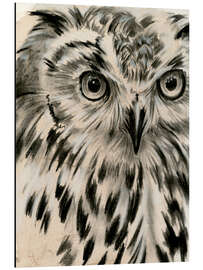 Magnettafel Eulen Porträt II