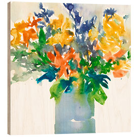 Trebilde A Colourful Watercolour Bouquet