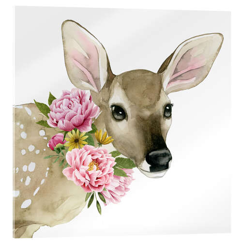 Acrylic print Deer in the spring I