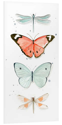 Foam board print Butterflies I