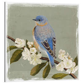 Magnettafel Vogel auf einem Zweig I