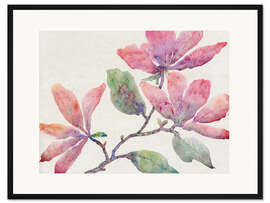 Gerahmter Kunstdruck Blühender Zweig I