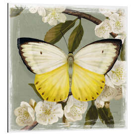 Magnettafel Schmetterling auf einem Zweig II