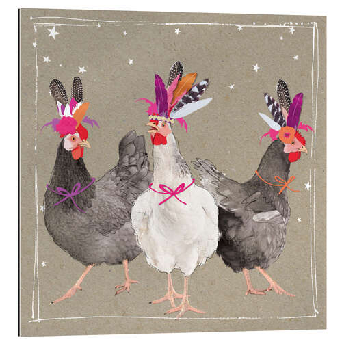 Gallery print Funny chickens