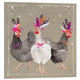 Gallery print Funny chickens