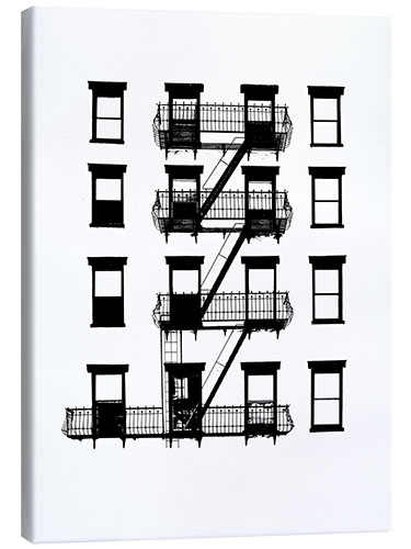 Tableau sur toile Fenêtres et balcons