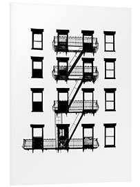 Foam board print Windows and balconies