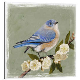 Magnettafel Vogel auf einem Zweig II