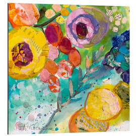 Magnettafel Kräftige Blüten II