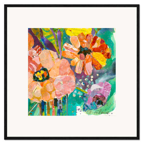 Framed art print Strong flowers III