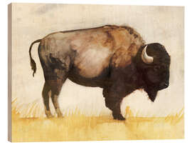 Holzbild Bison II