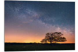 Tableau en plexi-alu Ciel étoilé et voie lactée dans le Harz