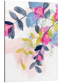 Magnettafel Verspielte Blütenkomposition II