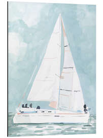 Magnettafel Kleines Segelboot