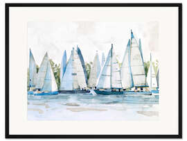 Gerahmter Kunstdruck Segeltörn I