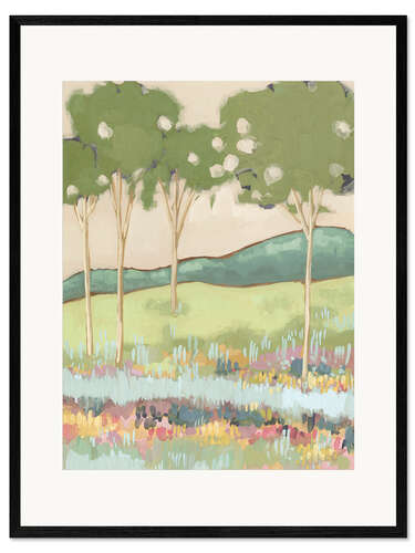 Framed art print Shadow of the trees i