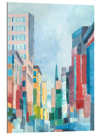 Gallery print Colorful city