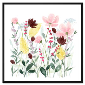 Gerahmter Kunstdruck Mai Blumen II