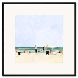 Gerahmter Kunstdruck Familienurlaub I