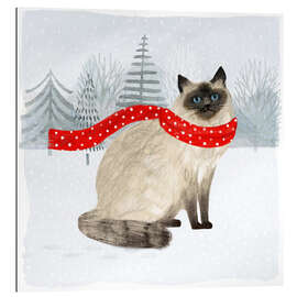 Gallery print Cat with scarf