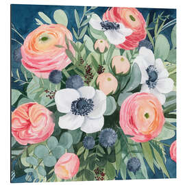 Magnettafel Bezauberndes Bouquet II