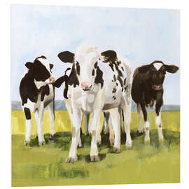 Foam board print Cows in the pasture I