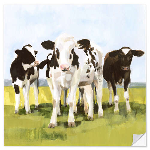 Wall sticker Cows in the pasture I