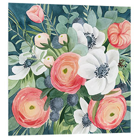 Foam board print Enchanting Bouquet I