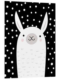 Foam board print Funny Llama