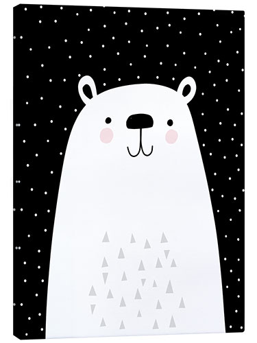 Quadro em tela Urso polar legal