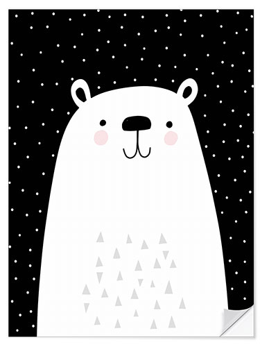 Wall sticker Cool polar bear