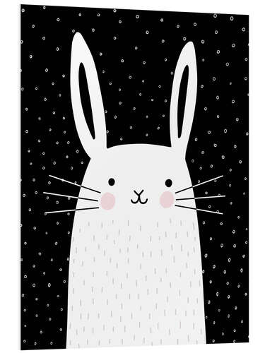 Foam board print Cute bunny