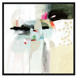 Gerahmter Kunstdruck Spiel der Farben I