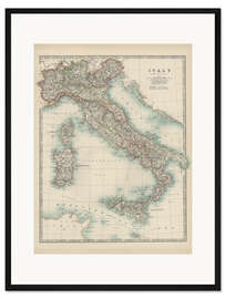 Gerahmter Kunstdruck Italien 19. Jahrhundert (Englisch)