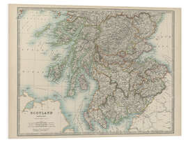 Foam board print Scotland 19th century