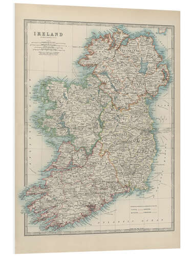 Foam board print Ireland 19th century