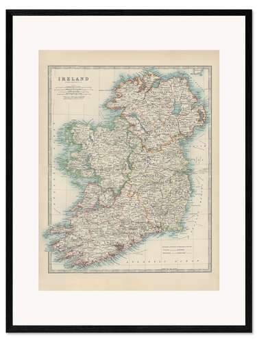 Framed art print Ireland 19th century