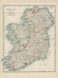Magnettafel Irland 19. Jahrhundert (englisch)