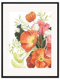 Gerahmter Kunstdruck Blütensonnenwende II