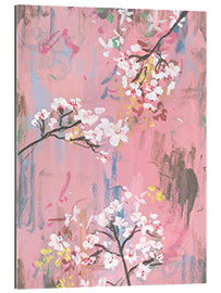 Gallery Print Kirschblüten auf Rosa