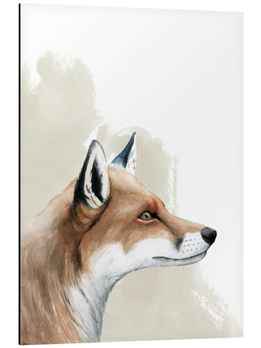 Aluminium print Woodland Animals III