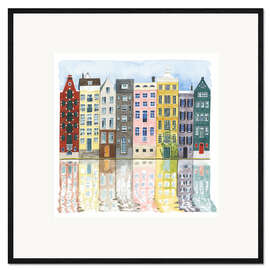 Innrammet kunsttrykk Neighborhood II