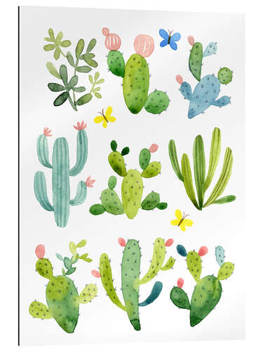 Gallery print Happy cactuses