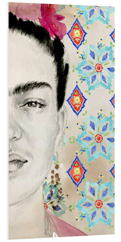 PVC print Frida Kahlo Face