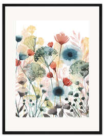 Gerahmter Kunstdruck Sonniger Einblick I