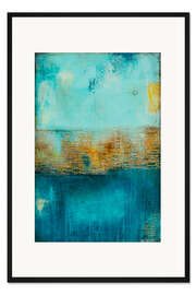 Gerahmter Kunstdruck Burghof