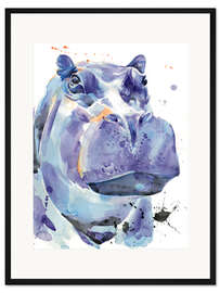 Gerahmter Kunstdruck Ultraviolette Safari I