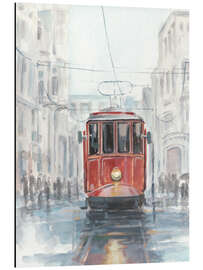 Aluminium print Tram Study I