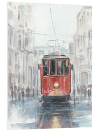 Foam board print Tram Study I