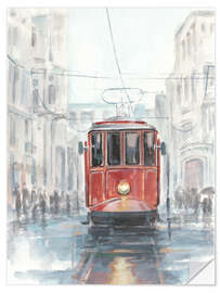 Wall sticker Tram Study I